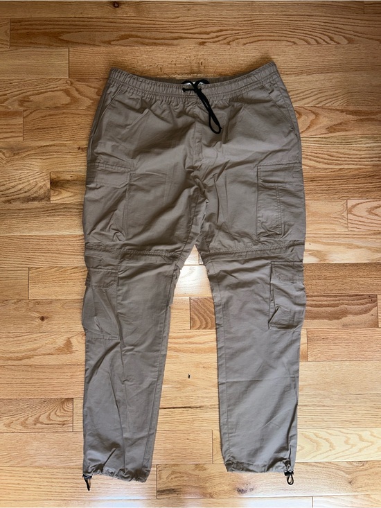 PacSun Other - Pacsun Men's Khaki Cargo Jogger Pants Zip Away Pants Large